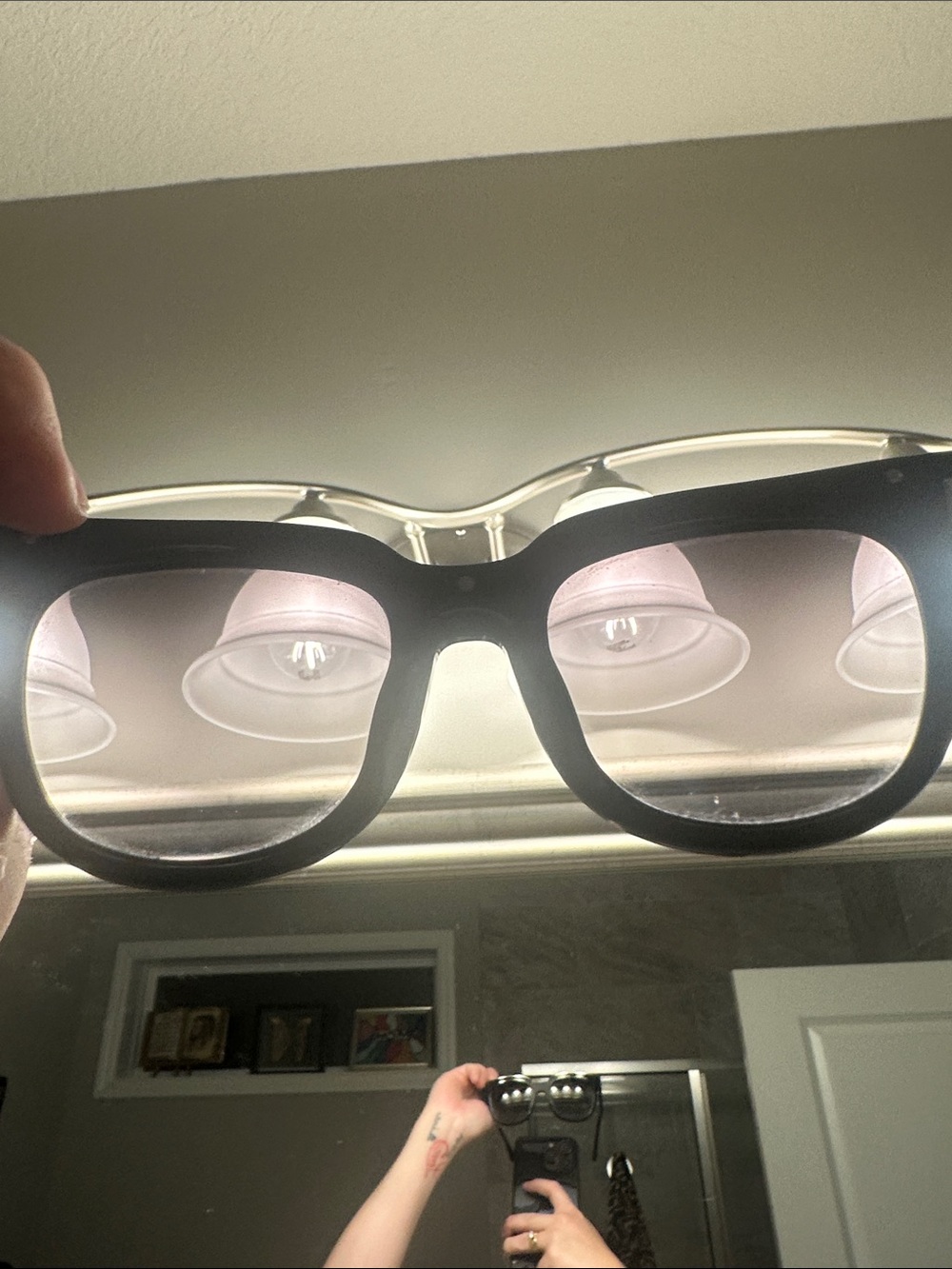 Balenciaga Black Oversized Sunglasses with Branded Case - Picture 5 of 10